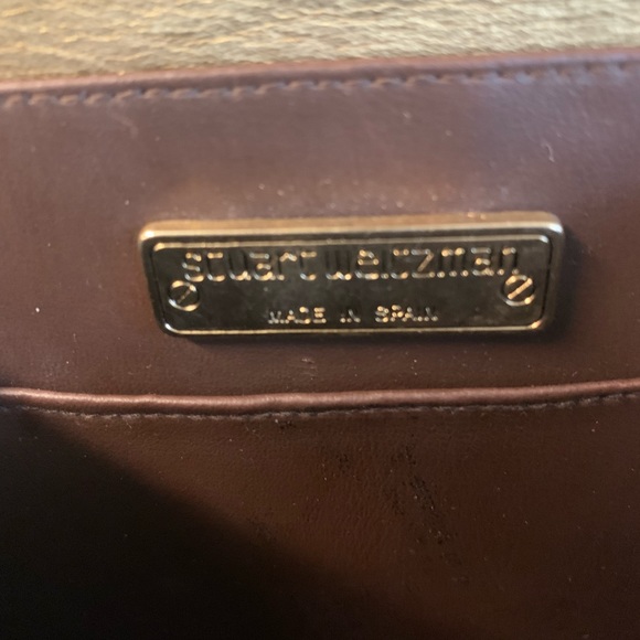 VINTAGE Stuart Weitzman• Metallic Gold-• Leather•• Crossbody/Shoulder bag - Picture 11 of 12